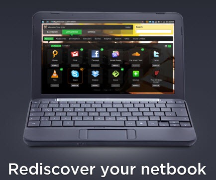 Jolicloud 1.0 com suporte para Touchscreen