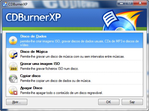 CDBurnerXP 4.3.5.2256 – O Melhor dos Gratuitos