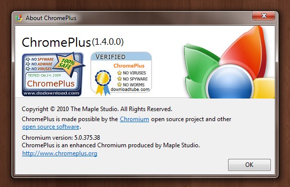 ChromePlus 1.4.0.0 – Um passo além do Chrome