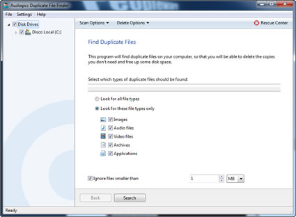 Auslogics Duplicate File Finder – Remova Ficheiros Repetidos