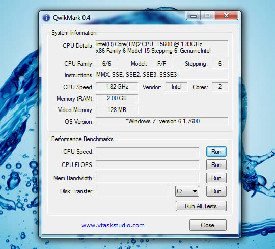 QwikMark 0.4 – Você que pediu um benchmark?