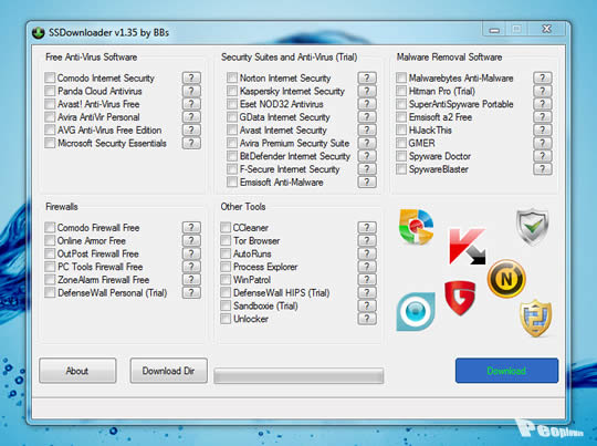 SSDownloader 1.35 – Ementa de Software de Segurança