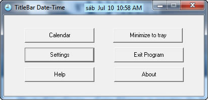 Titlebar Date-Time 1.5 – Data e Hora no Topo da Janela