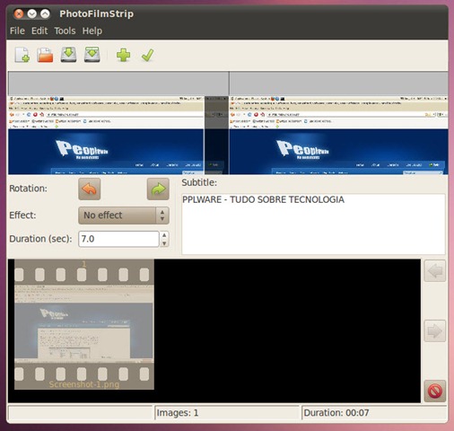 PhotoFilmStrip – Crie filmes a partir de fotografias
