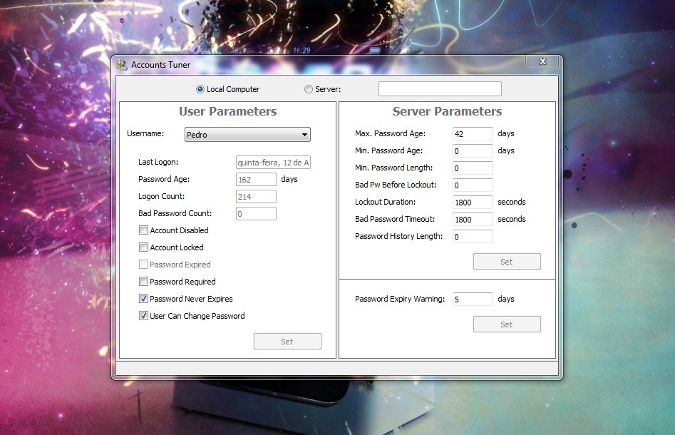 Accounts Tuner – Gestão de utilizadores facilitada