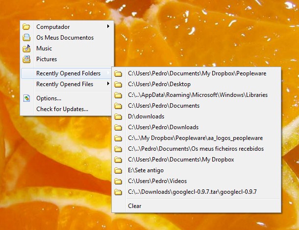 Chameleon Folder – Pastas num novo menu de contexto