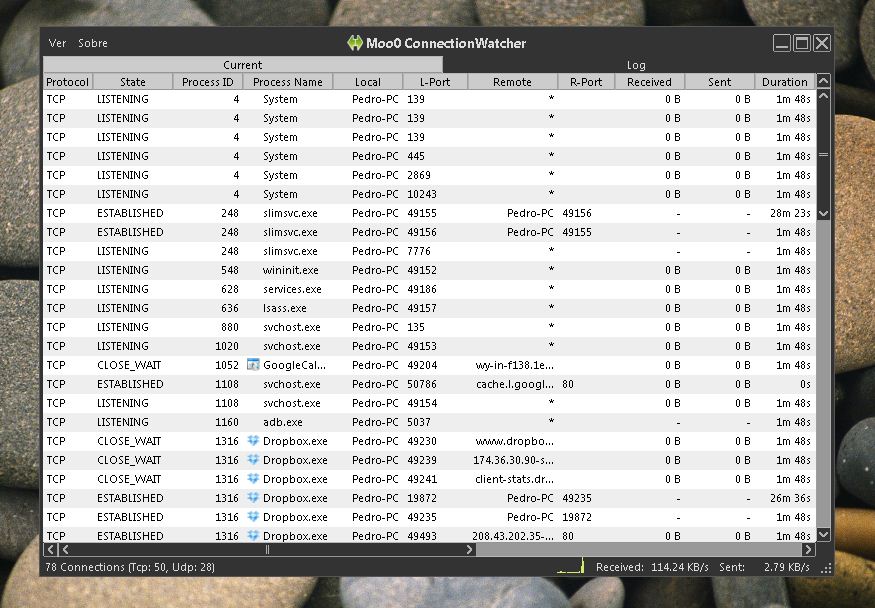 ConnectionWatcher – Monitorize as ligações do seu PC