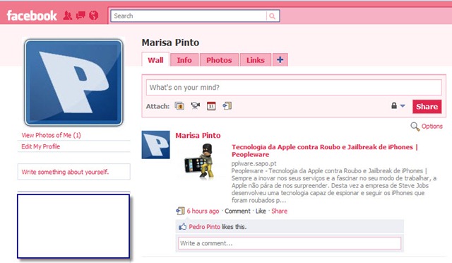 Gostava que o seu Facebook fosse Cor-de-Rosa?