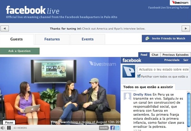 Facebook Live – Veja e Comente Transmissões em Directo