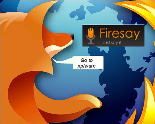 Firesay – Navegue na Internet usando a sua voz