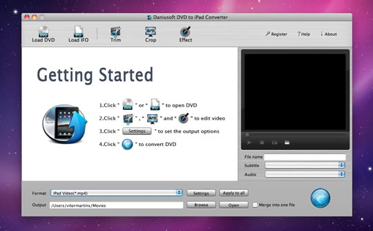 DVD to iPad Converter 1.0.0.1 – Um mimo para o iPad