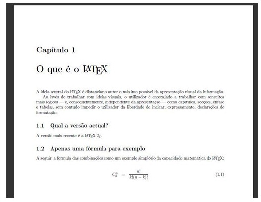 Construção de um relatório académico em LaTeX – Parte I