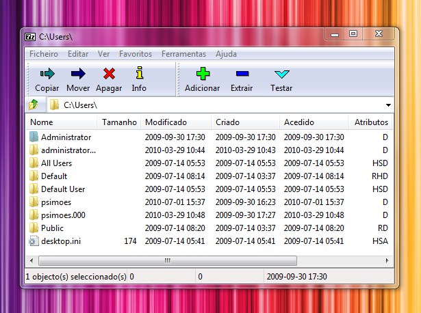 7-Zip 9.16 Beta – Um (des)compressor robusto