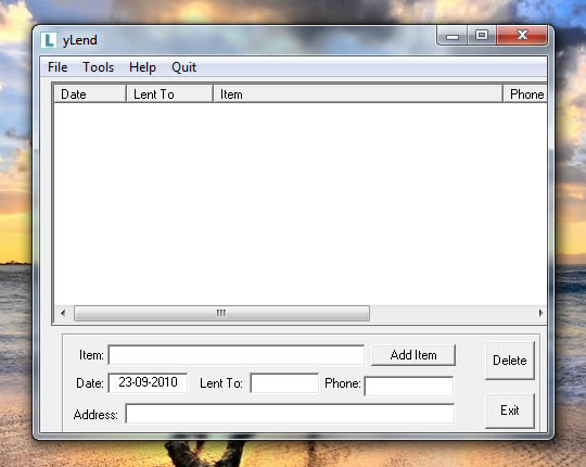 yLend 1.0.8 – Empreste sem perder o rasto…