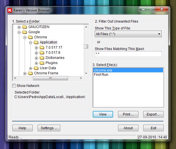 Version Browser – Verifique as suas aplicações