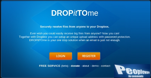 DROPitTOme Beta – Envie para o Dropbox sem Dropbox