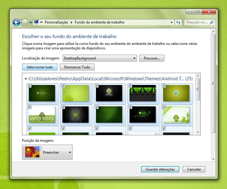 Tema Android para o seu Windows 7