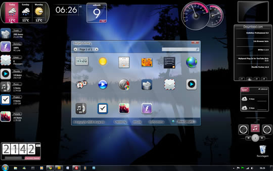 StandAlone Gadgets Pack – Desktops com tudo