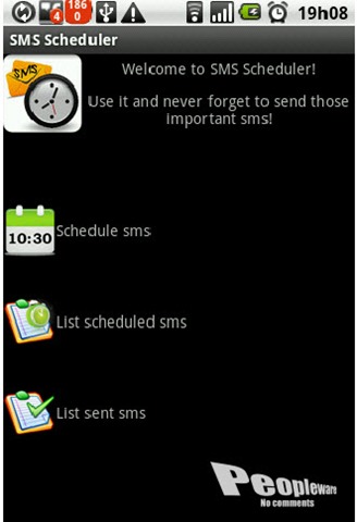 SMS Scheduler – Agende SMS no Android