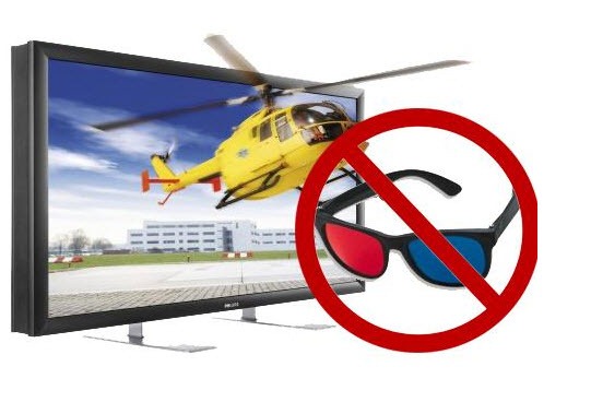 Toshiba revela a primeira TV 3D sem óculos