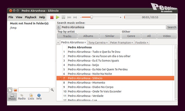 Foobnix – Um tipo de foobar2000 para Linux