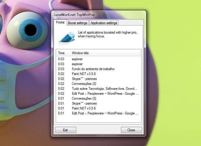 TopWinPrio – Prioritize as suas aplicações activas