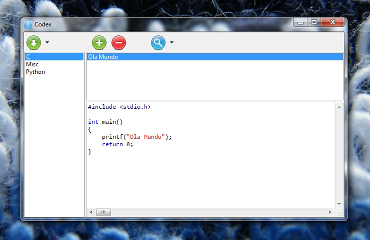 Codex – Mais um excelente organizador de código