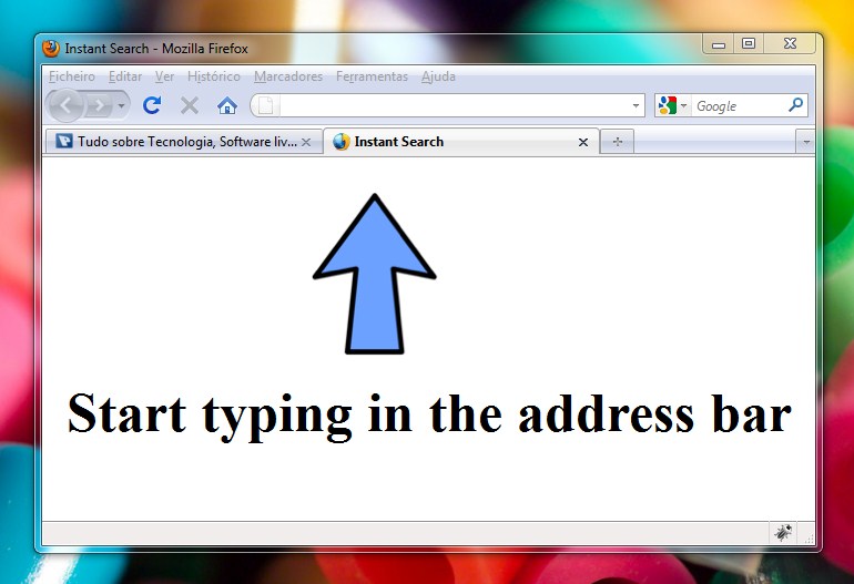 InstantFirefox – Instant Search no Firefox