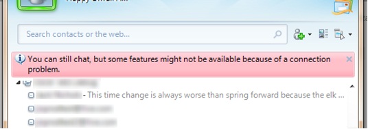 Microsoft desabilita temporariamente links no Messenger 2009