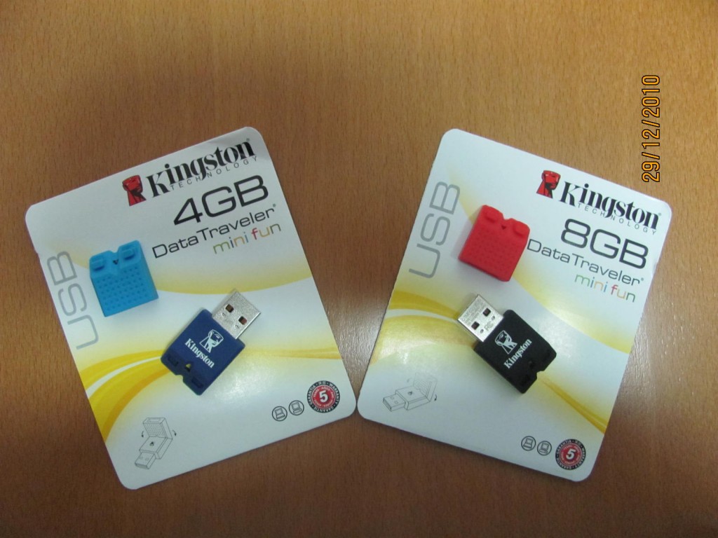 Kingston na moda com as DataTraveler MiniFun G2!