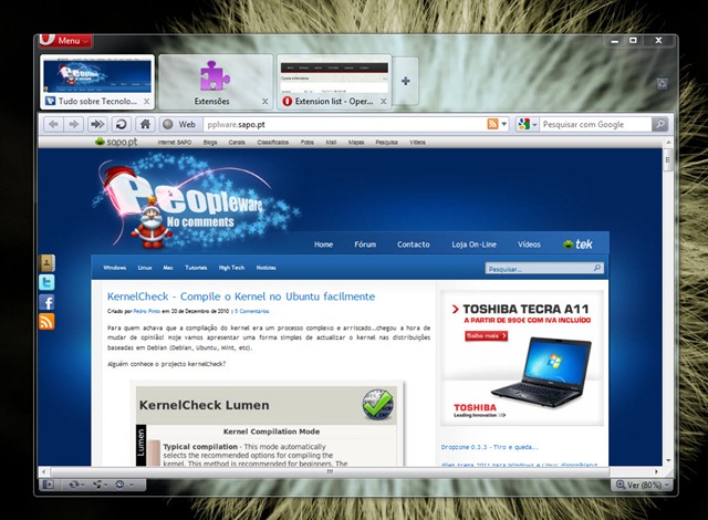Opera 11 final – Um browser rápido, seguro e interactivo