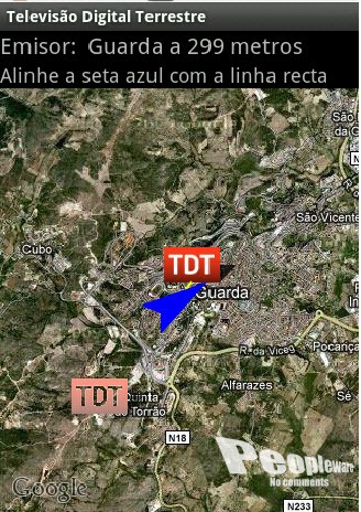 Emissores de TV Digital Terrestre (TDT) no Android