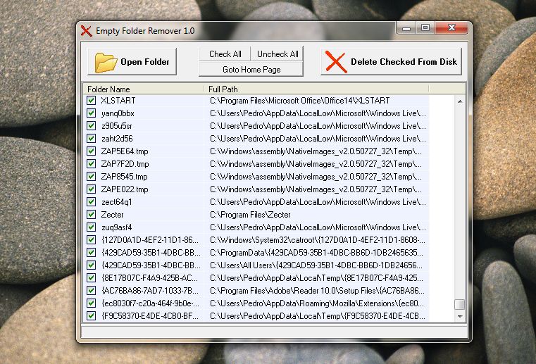 Empty Folder Remover – Remover directorias desnecessárias