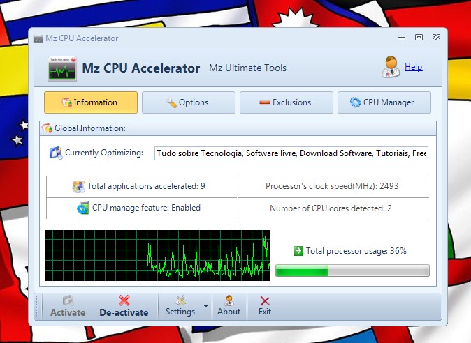 Mz CPU Accelerator – Gerir prioridades no processamento