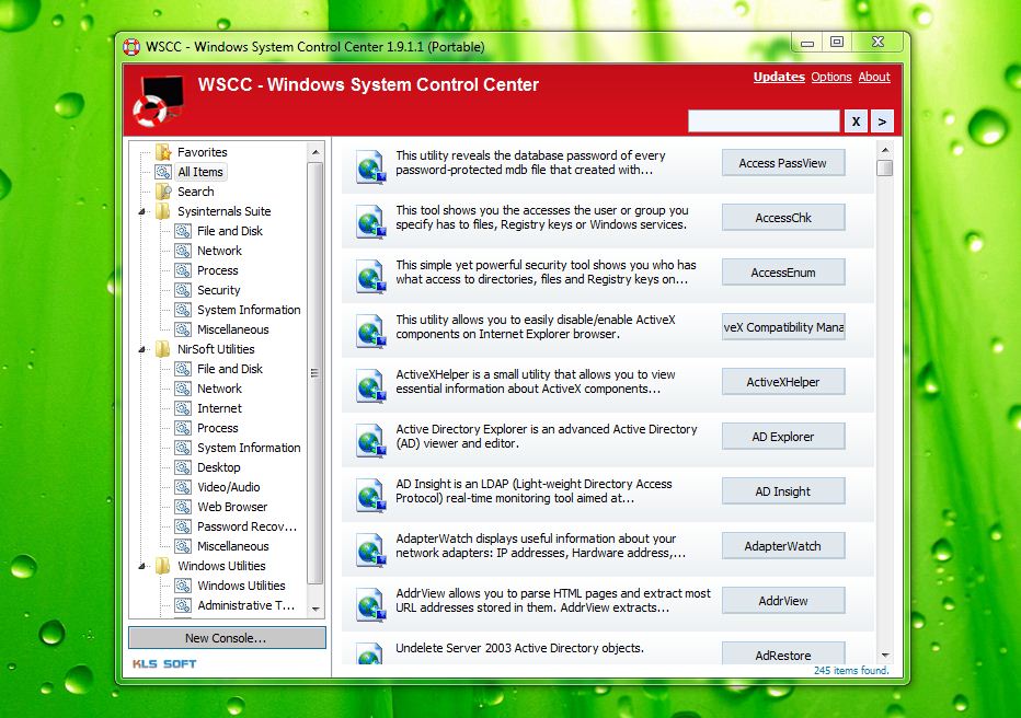 WSCC 1.9.1.1- Windows System Control Center