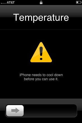 iPhone parte-se com o frio!