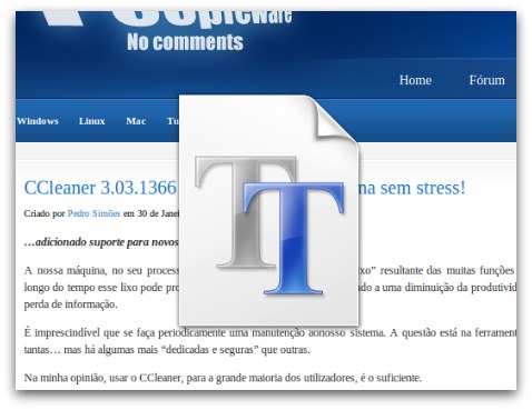 Instale tipos de letra do Windows em Linux…