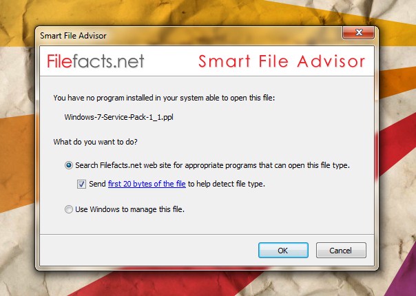 Smart File Advisor – Abra extensões estranhas