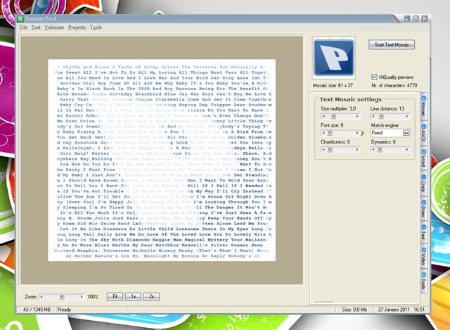 Textaizer Pro 4 – Faça arte com código ASCII