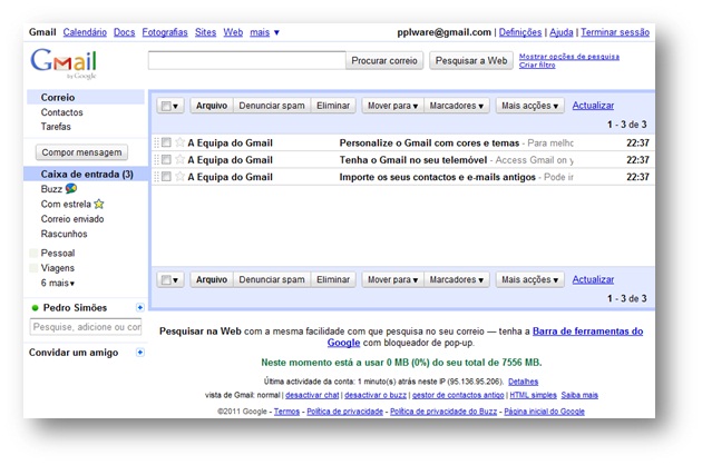 Gmail apaga emails e dados de utilizadores