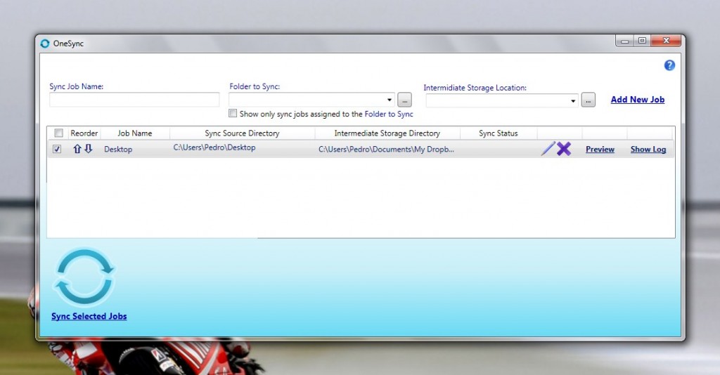 OneSync – Backups fáceis para o Dropbox