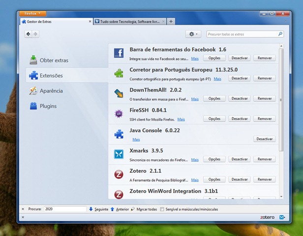Firefox 4 &ndash; D&ecirc; um novo look ao gestor de Add-ons