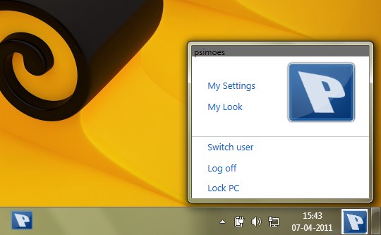 Taskbar UserTile – Um cheirinho a Windows 8
