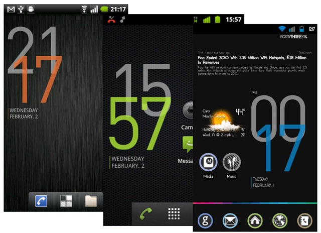 BobClockD3 &ndash; Um rel&oacute;gio moderno para o seu Android