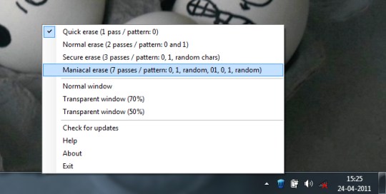 File Wiper – Remova ficheiros de forma segura