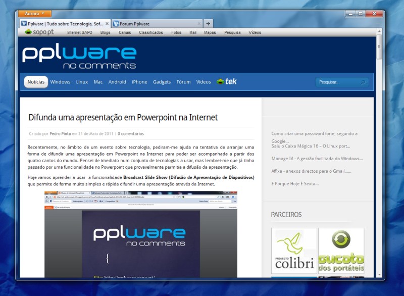 LessChrome HD – O minimalismo também chegou ao Firefox
