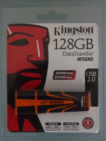 Kingston DTR500 128GB: Grande por dentro, resistente por fora