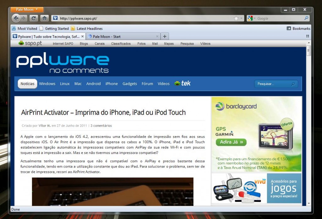 Pale Moon 5.0 – O Firefox mais leve e mais rápido