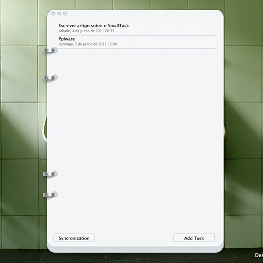 SmallTask – Pequenas notas no Mac