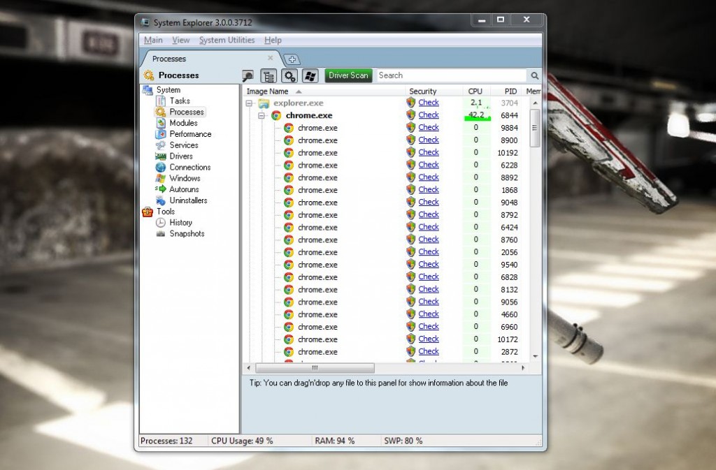 SystemExplorer 3.0.0 – A lupa do seu Windows
